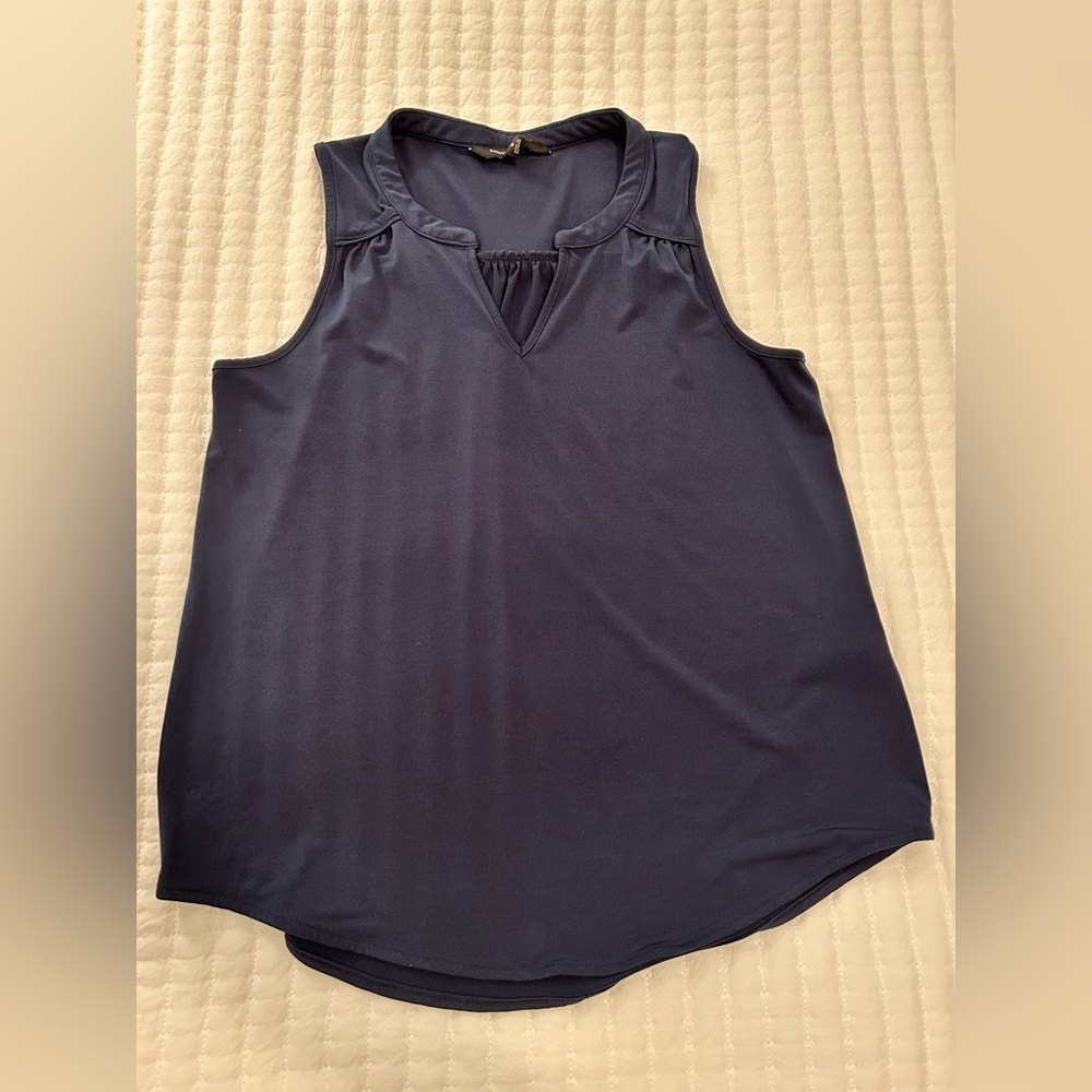 Banana Republic Blue Sleeveless Tank Top